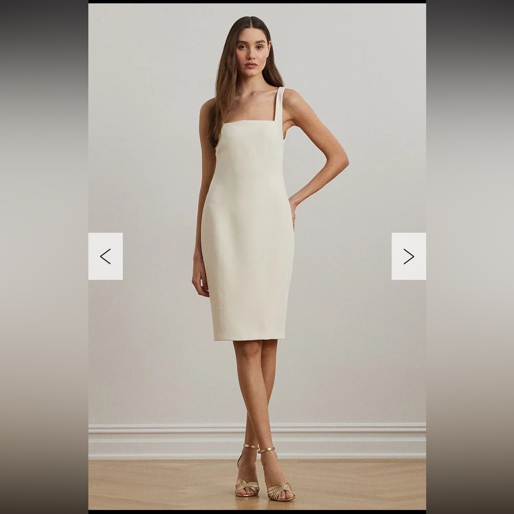 LAUREN RALPH LAUREN
Stretch Crepe Sleeveless Cocktail Dress
NWT